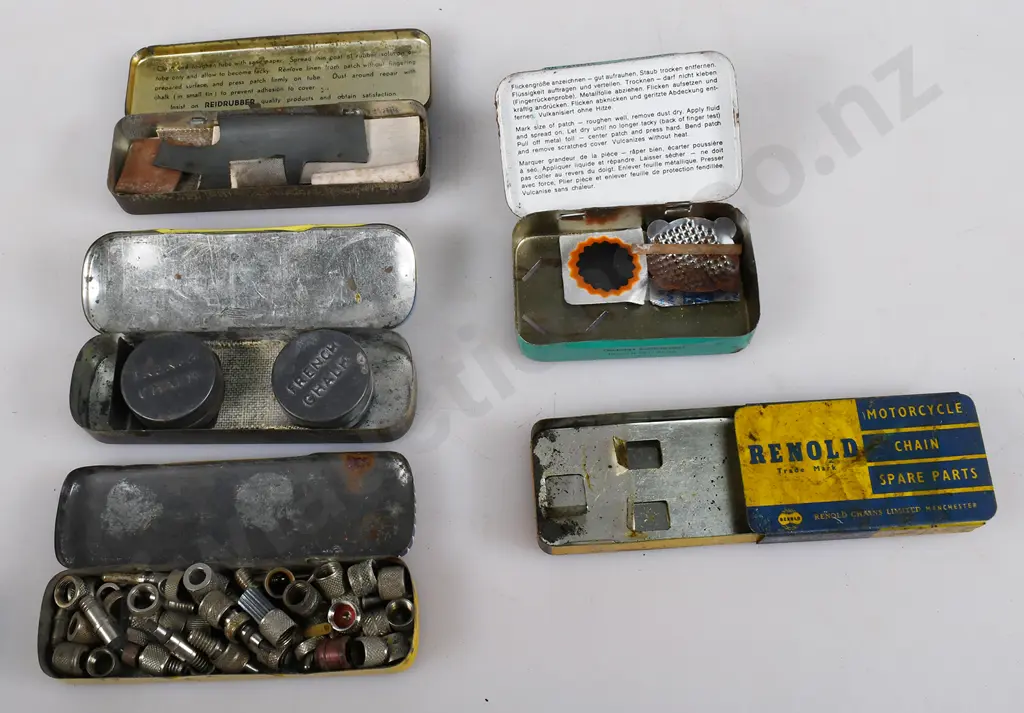 ASSORTED REPAIR KIT & OTHER TINS Image 1++