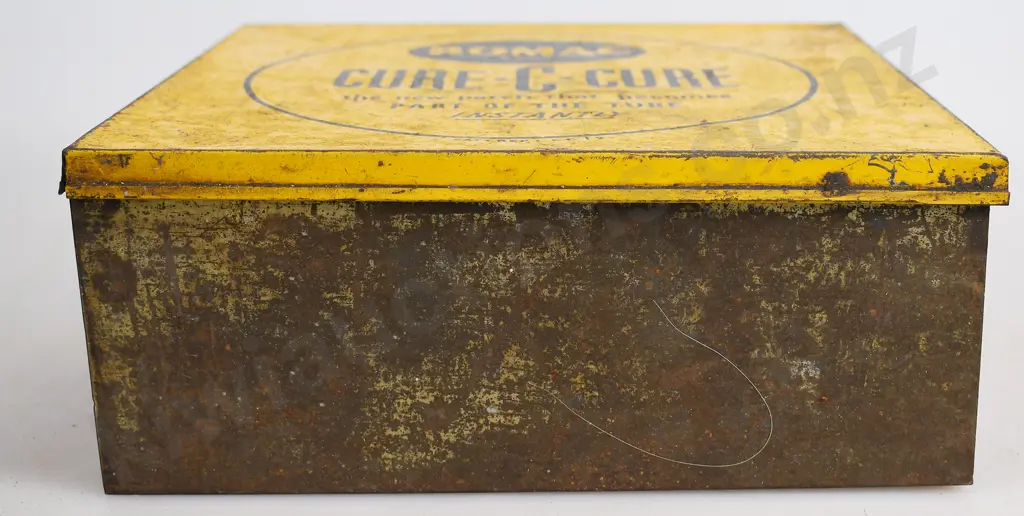 ROMAC CURE - C - CURE TYRE PATCH TIN & SPEAKER MATCH PATCH PACKET Image 1++