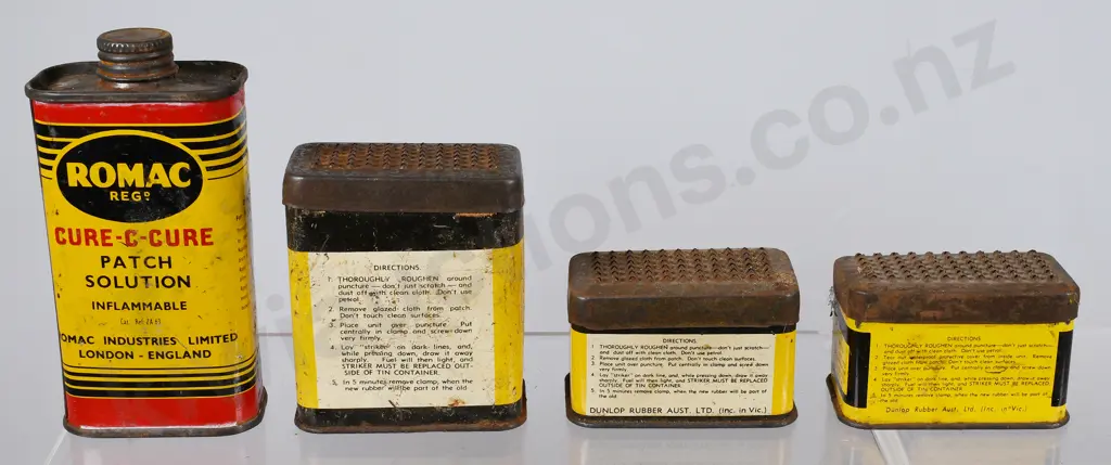 ASSORTED REPAIR KIT & OTHER TINS Image 1++