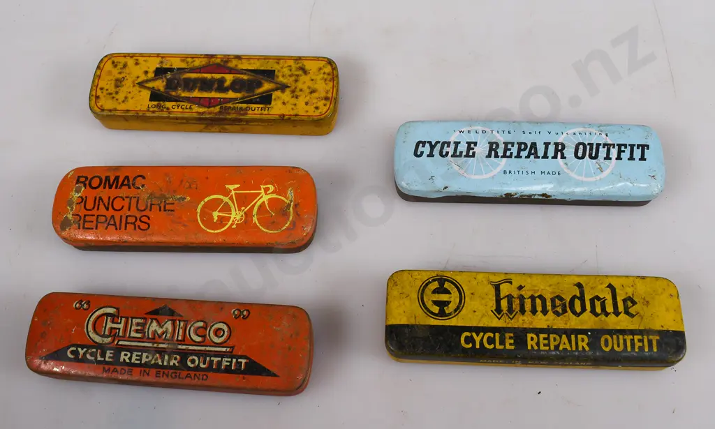 ASSORTED REPAIR KIT & OTHER TINS Image 1++