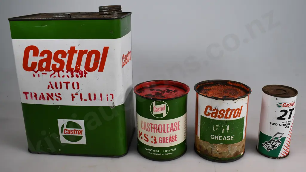 CASTROL OIL & GREASE TINS Image 1++