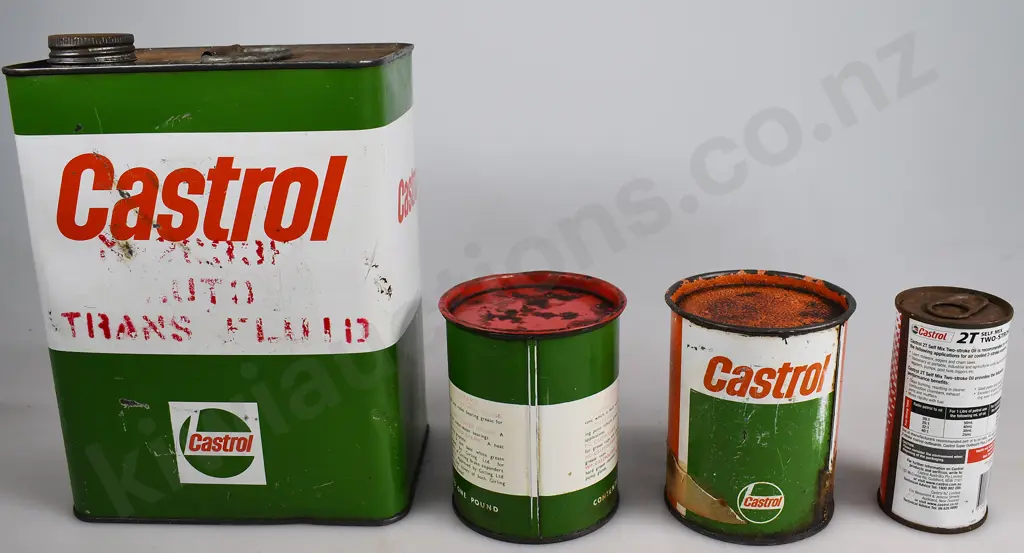 CASTROL OIL & GREASE TINS Image 1++
