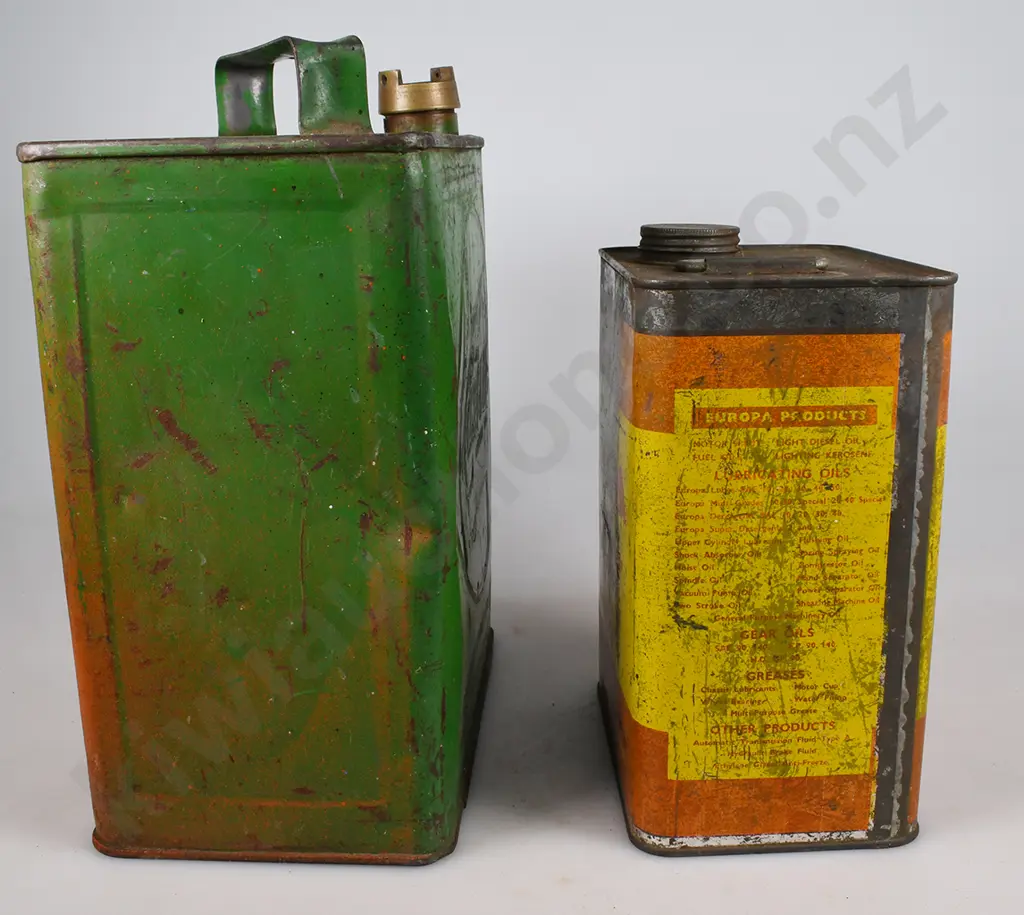 CASTROL & EUROPA TINS Image 1++