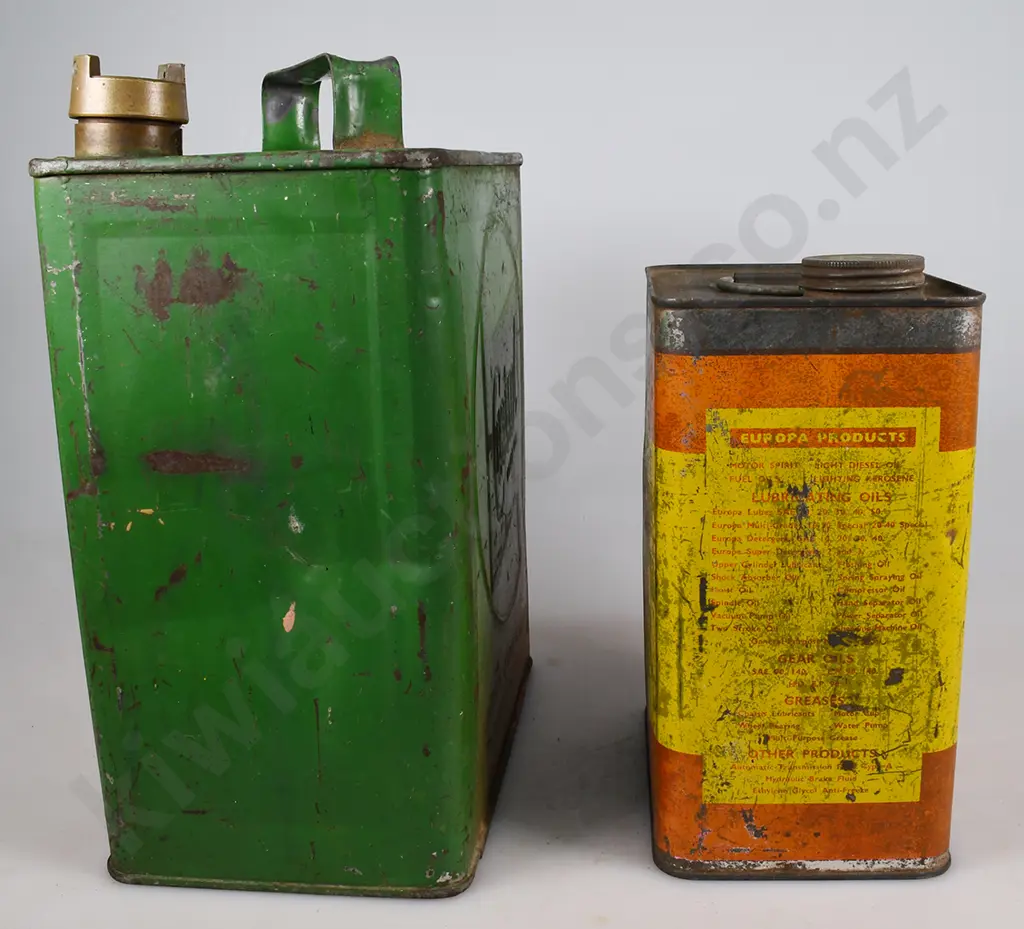 CASTROL & EUROPA TINS Image 1++