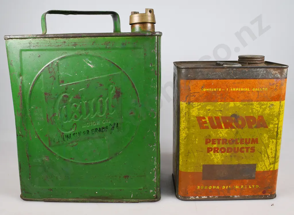CASTROL & EUROPA TINS Image 1++