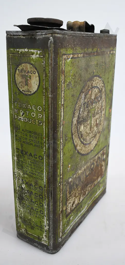 TEXACO MOTOR OIL TIN Image 1++