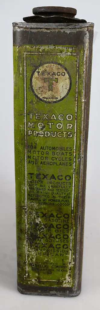 TEXACO MOTOR OIL TIN Image 1++