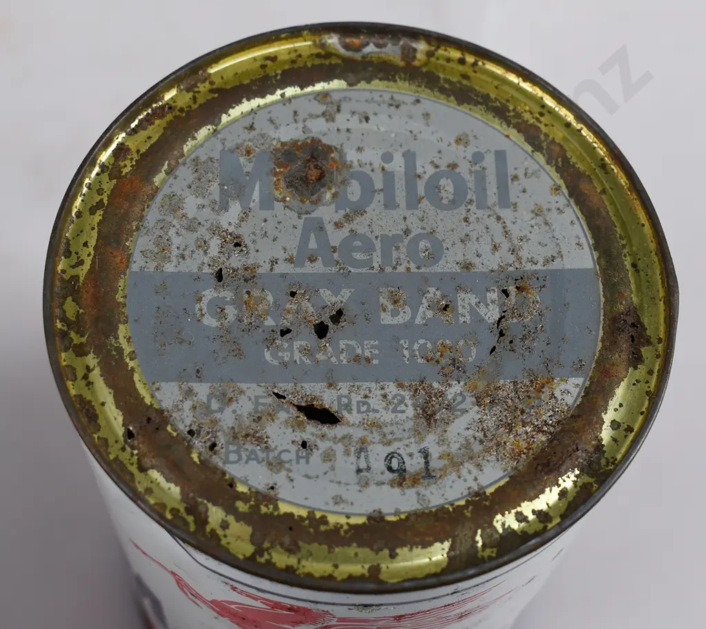 MOBIL OIL TINS Image 1++