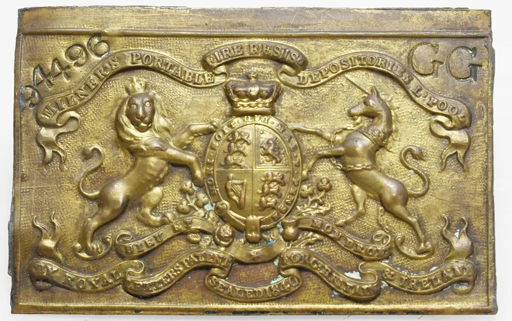 BRASS MAKERS PLATES Image 1++