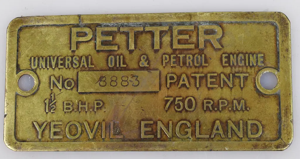 BRASS MAKERS PLATES Image 1++