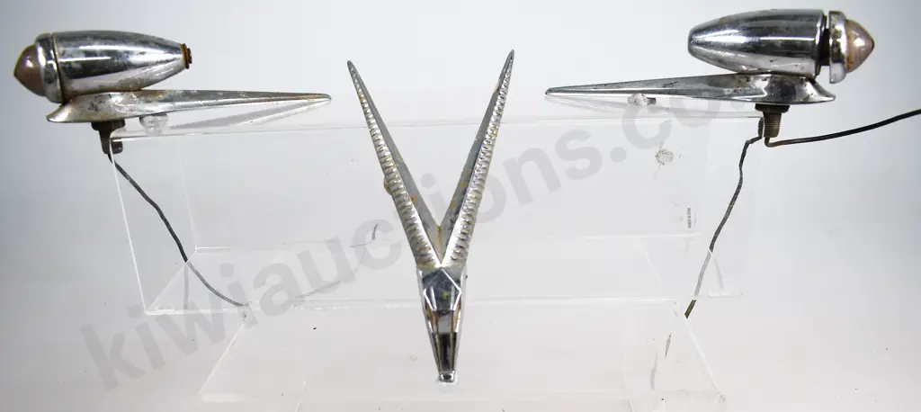 SINGER GAZELLE ANTLERS MASCOT & LUCAS TORPEDO SIDE LIGHTS Image 1++