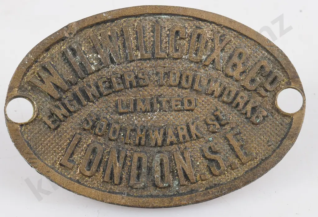 BRASS MAKERS PLATES Image 1++