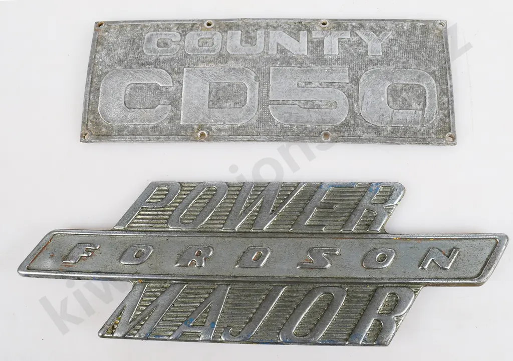 2 TRACTOR BADGES Image 1++