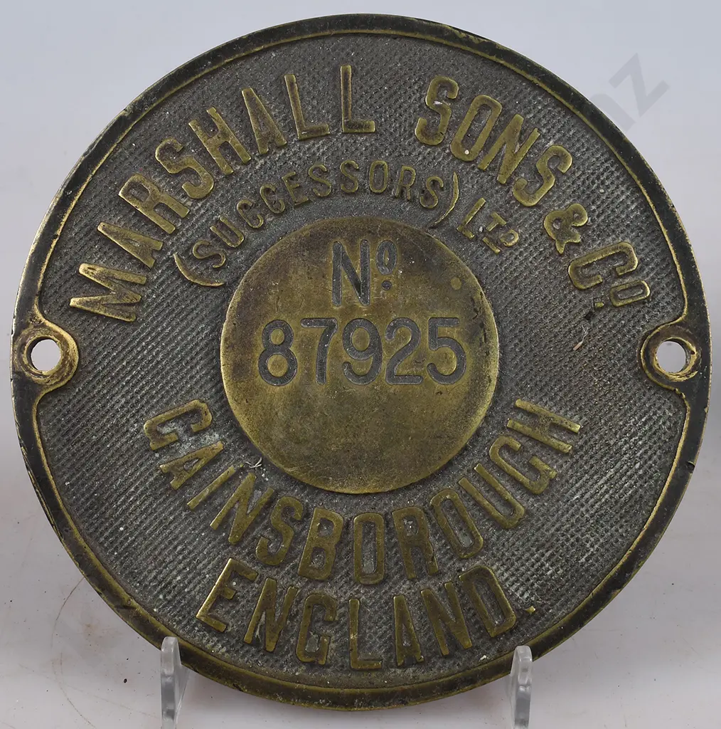 BRASS & CAST IRON MAKERS PLATES Image 1++