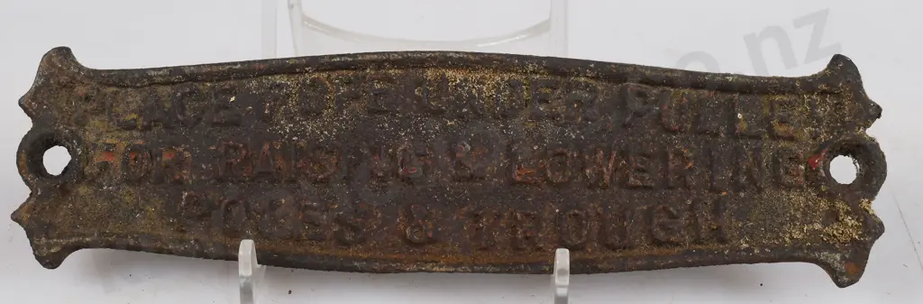 BRASS & CAST IRON MAKERS PLATES Image 1++