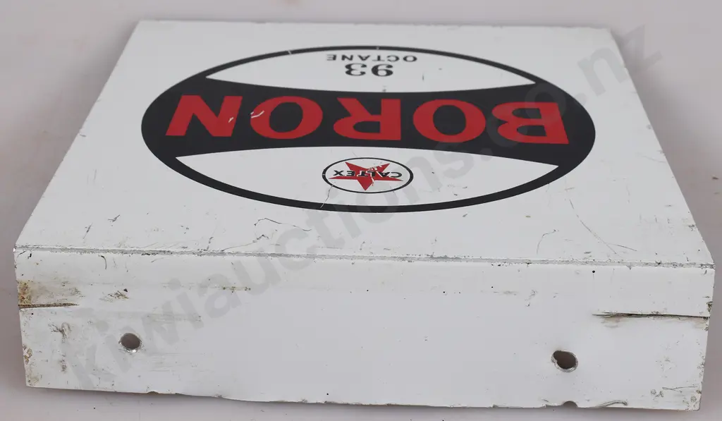 CALTEX BORON ADVERTISING TIN SIGN Image 1++