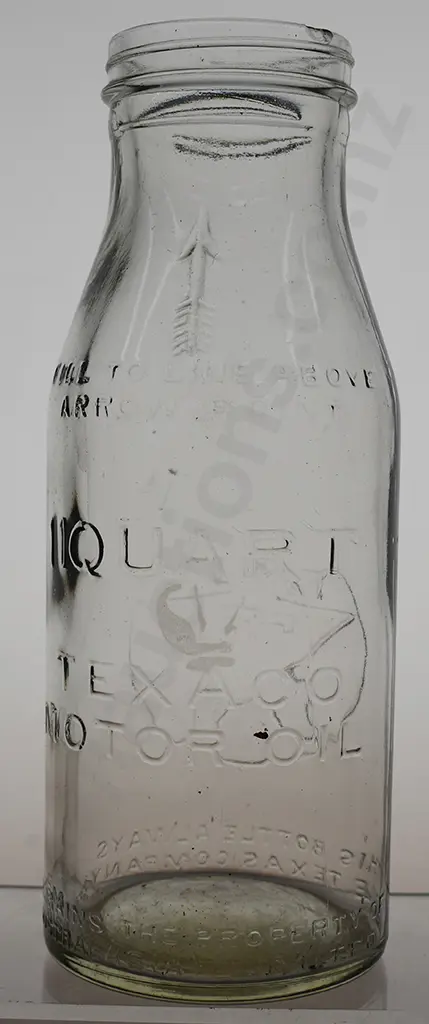 TEXACO QUART OIL BOTTLE Image 1++