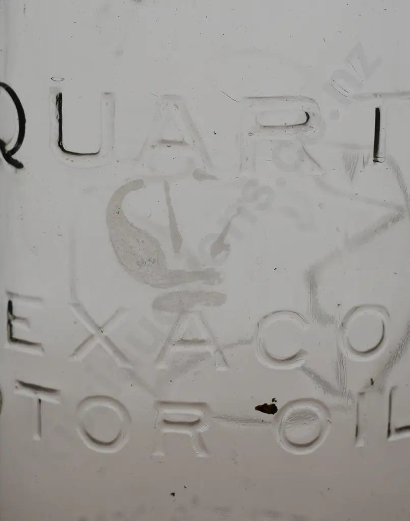 TEXACO QUART OIL BOTTLE Image 1++