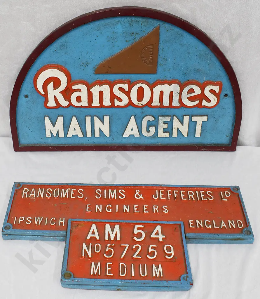 CAST IRON MAKERS NAME PLATES Image 1++