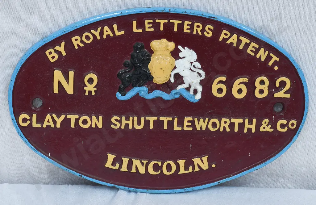 CAST IRON MAKERS NAME PLATES Image 1++