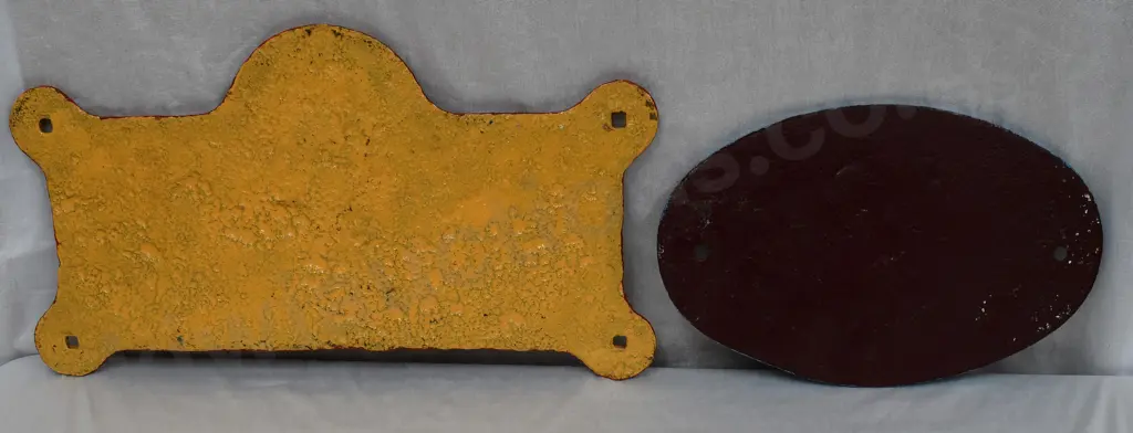 CAST IRON MAKERS NAME PLATES Image 1++