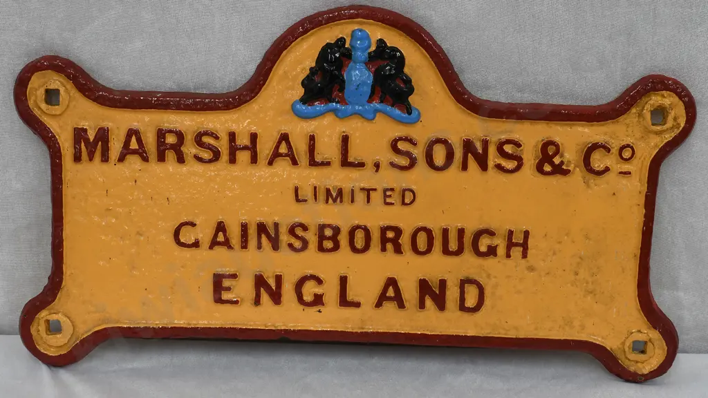 CAST IRON MAKERS NAME PLATES Image 1++