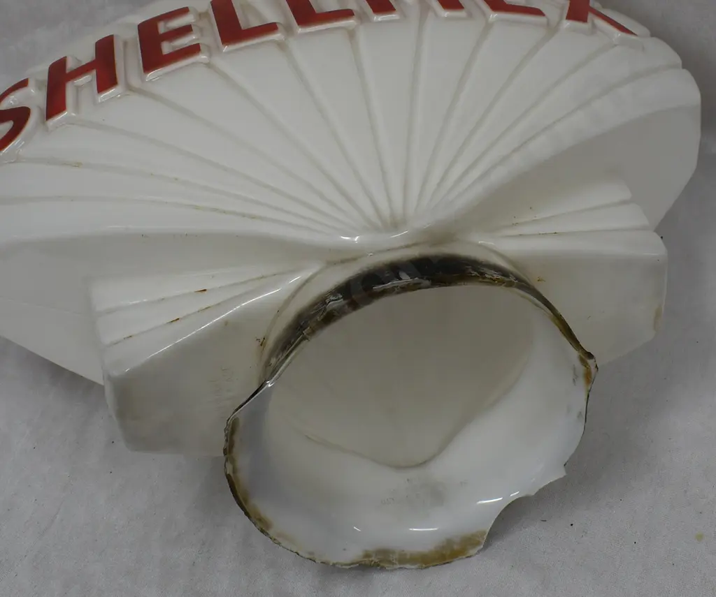 SHELLMEX PETOL GLASS PETROL PUMP GLOBE Image 1++