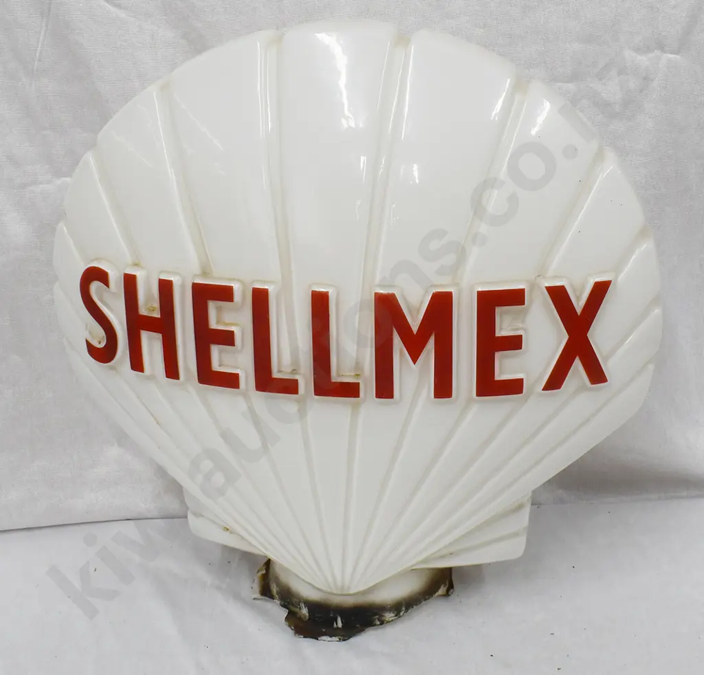 SHELLMEX PETOL GLASS PETROL PUMP GLOBE Image 1++