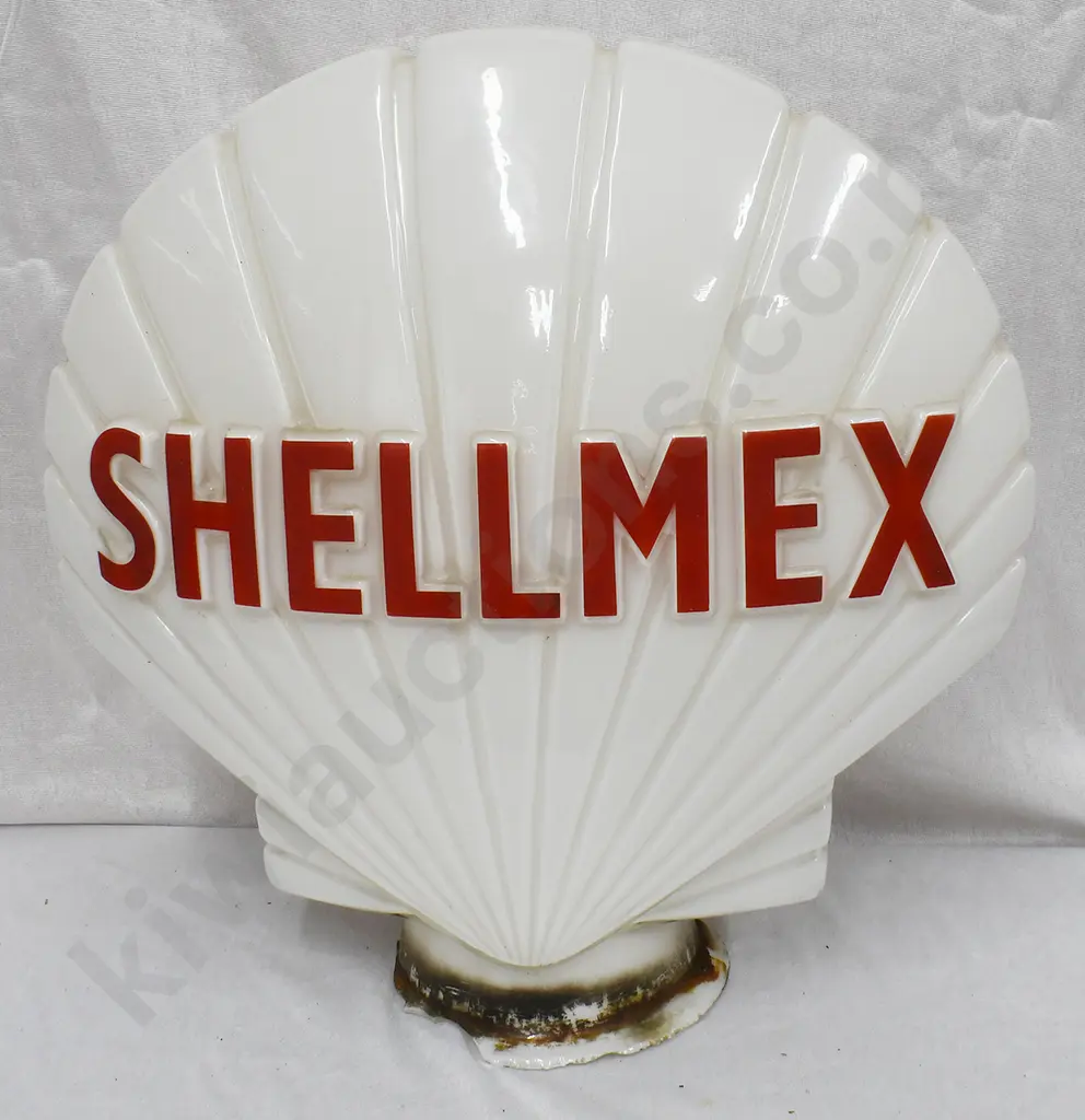 SHELLMEX PETOL GLASS PETROL PUMP GLOBE Image 1++
