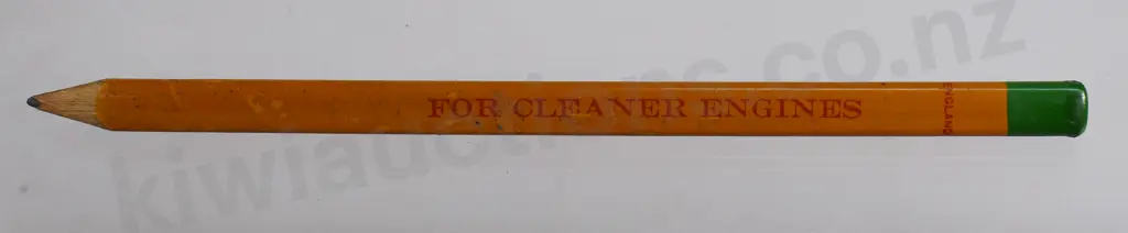 SUPREME QUALITY MOTOR OIL TIN & ADVERTISING PENCIL Image 1++