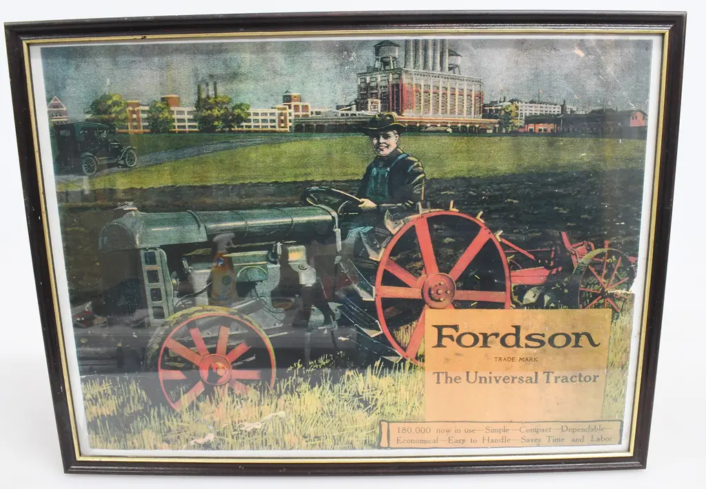 FORDSON THE UNIVERSAL TRACTOR FRAMED PICTURE Image 1++