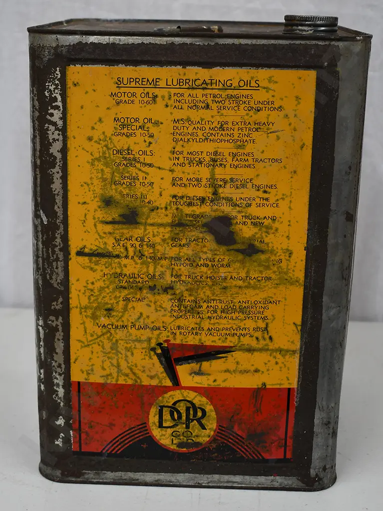 SUPREME QUALITY MOTOR OIL TIN Image 1++