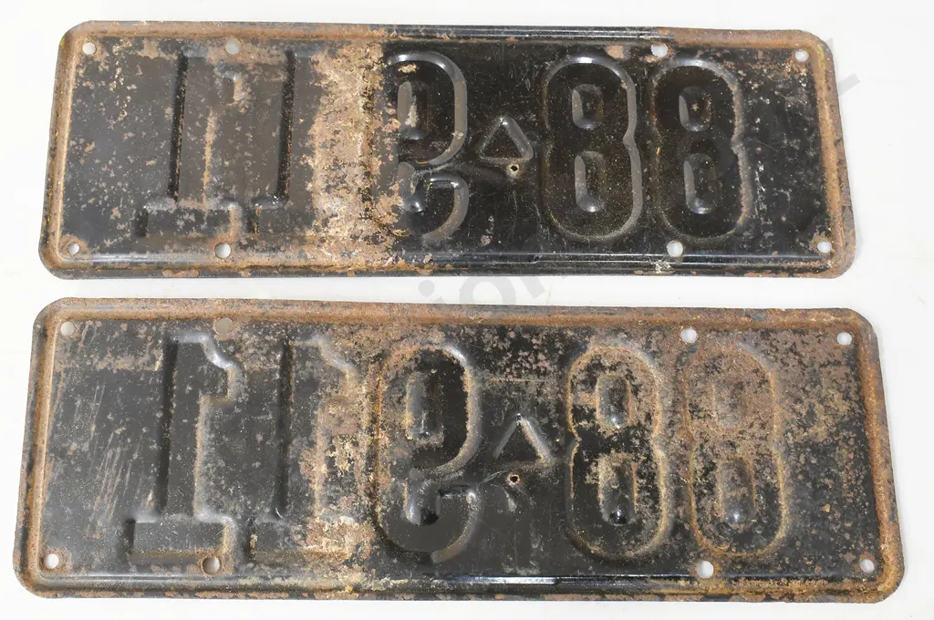 NEW ZEALAND NUMBER PLATES 1931- 1932 Image 1++