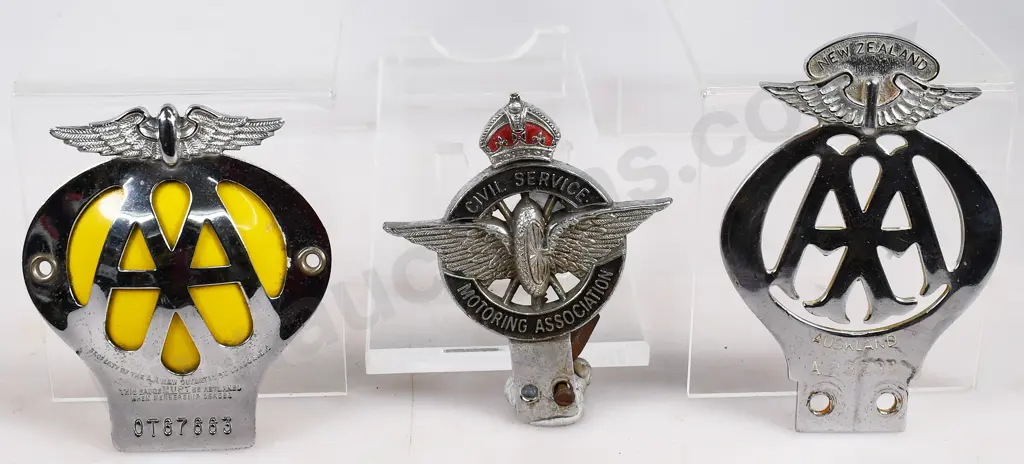 AA & CIVIL SERVICE CAR BADGES Image 1++