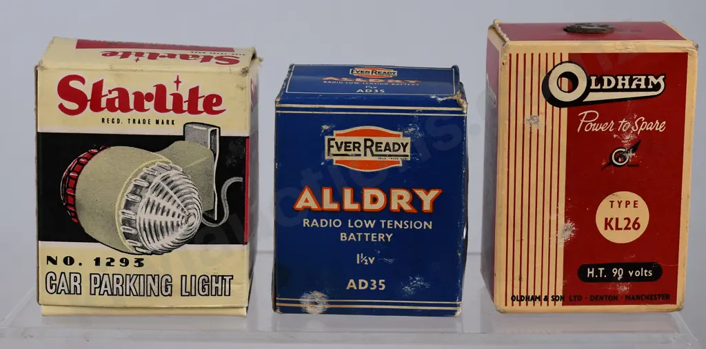 STARLITE SIDE LIGHT OLDHAM EVER READY BATTERY BOXES Image 1++