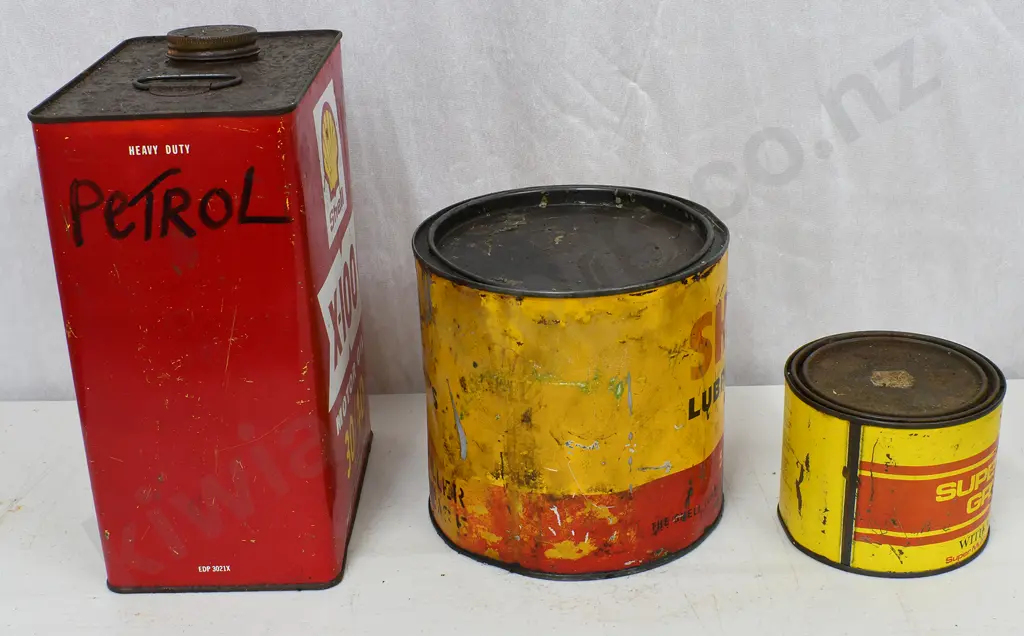 SHELL  AUTOMOTIVE TINS Image 1++