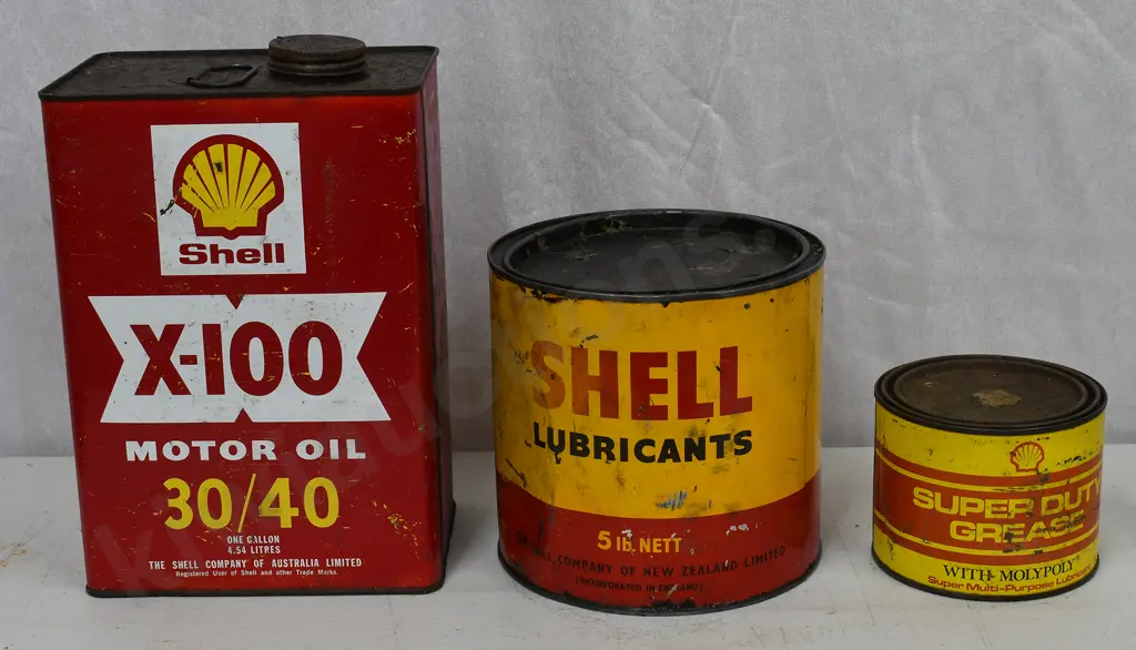 SHELL  AUTOMOTIVE TINS Image 1++