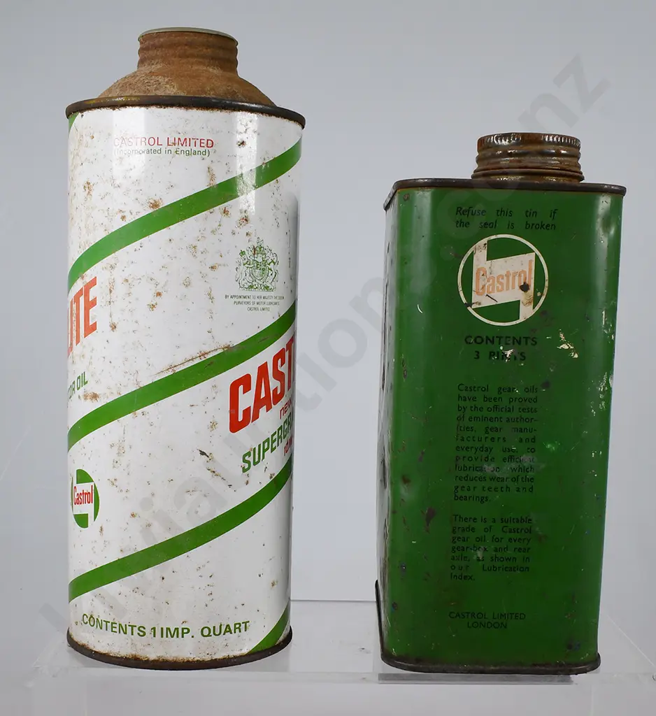 CASTROL OIL TINS Image 1++