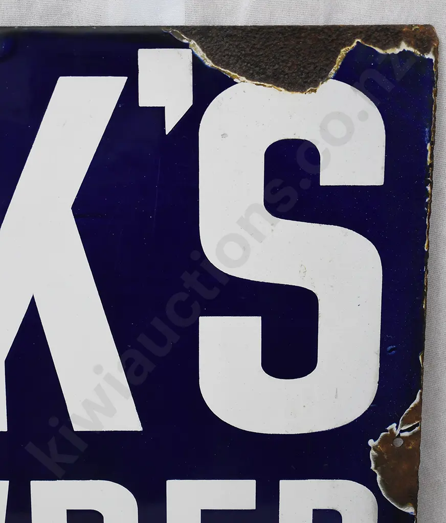 BORWICK ENAMEL SIGN Image 1++