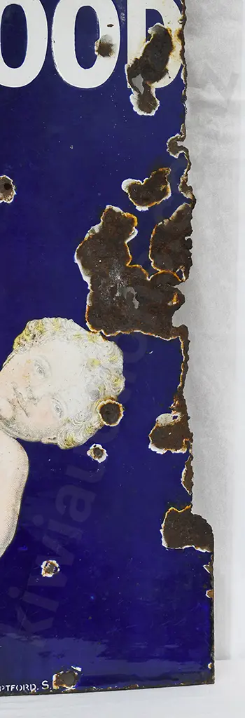 MELLIN'S FOOD LARGE ENAMEL SIGN Image 1++