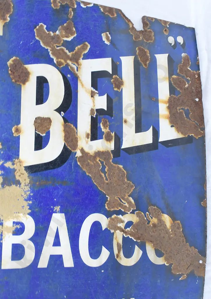 BLUE BELL TOBACCO ENAMEL SIGN Image 1++