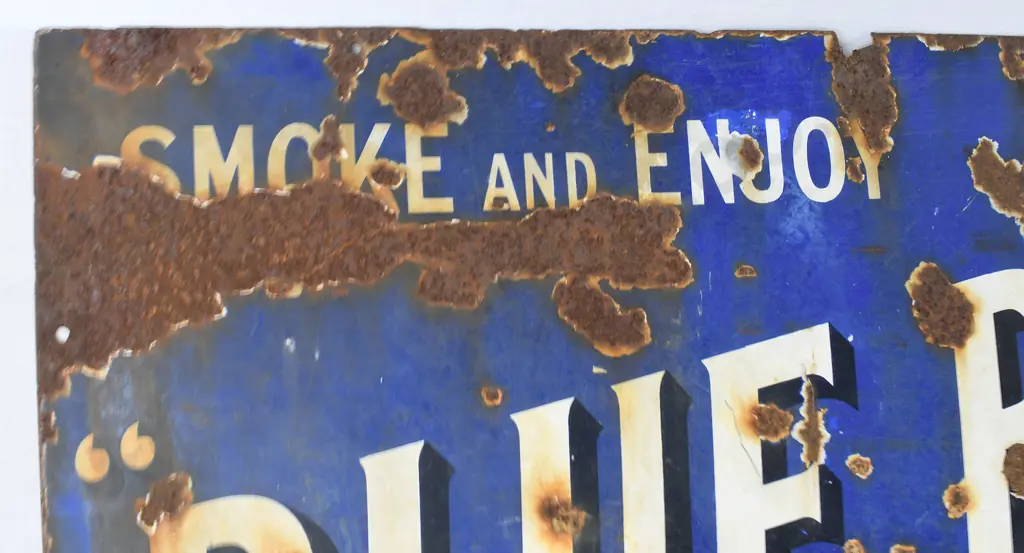 BLUE BELL TOBACCO ENAMEL SIGN Image 1++