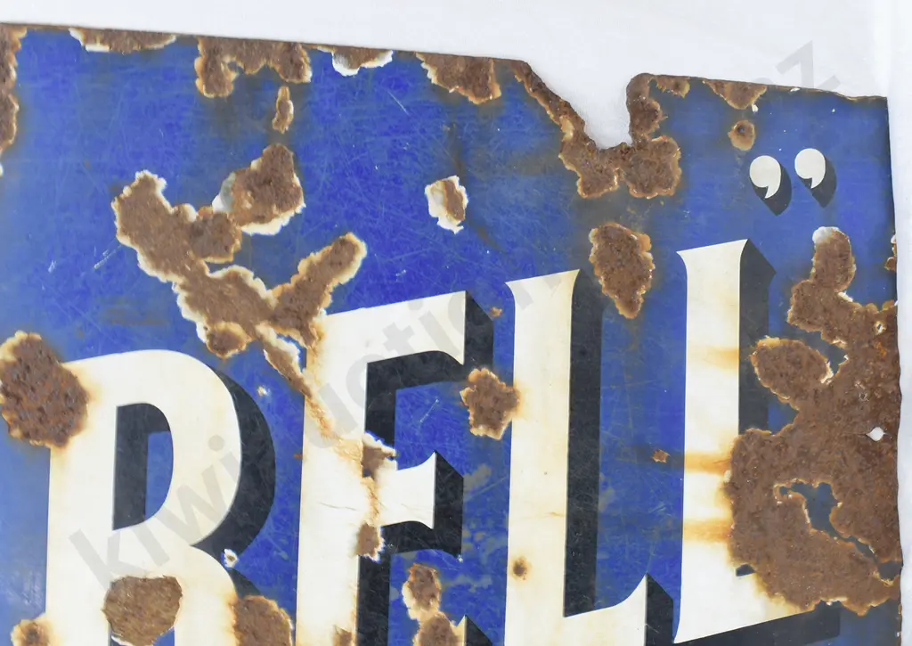 BLUE BELL TOBACCO ENAMEL SIGN Image 1++