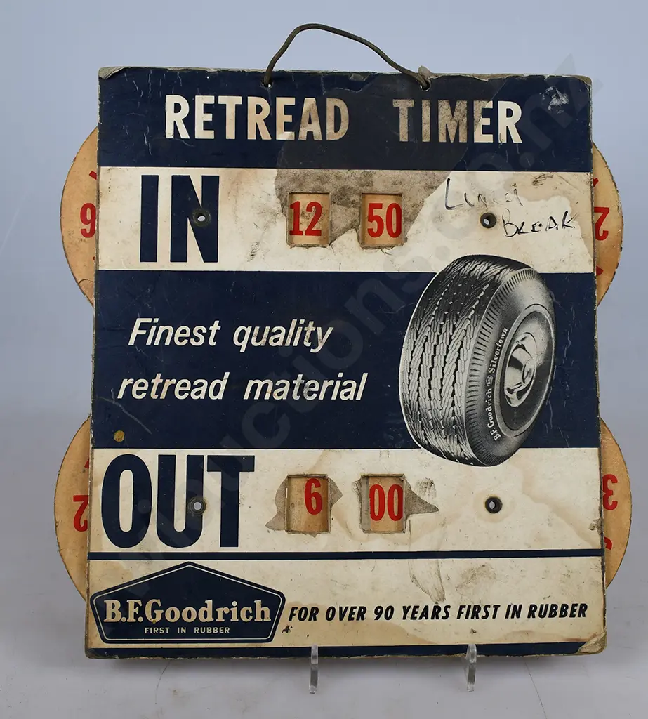 B.F. GOODFRICH TIME CLOCK Image 1++