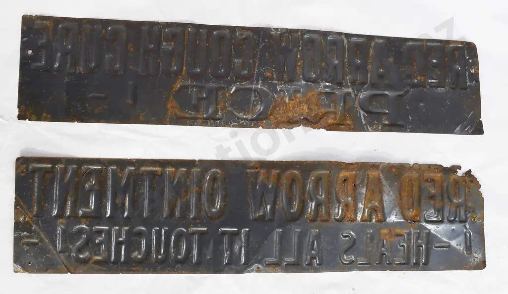 RED ARROW OINTMENT/COUGH CURE SIGNS Image 1++