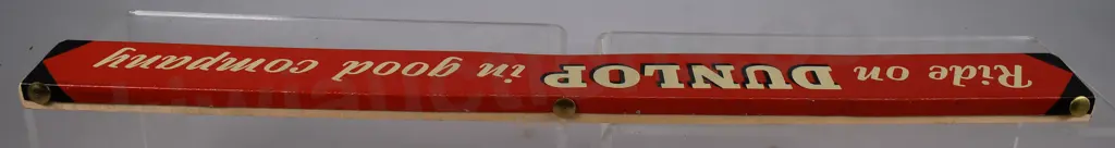 RIDE ON DUNLOP TIN SIGN Image 1++