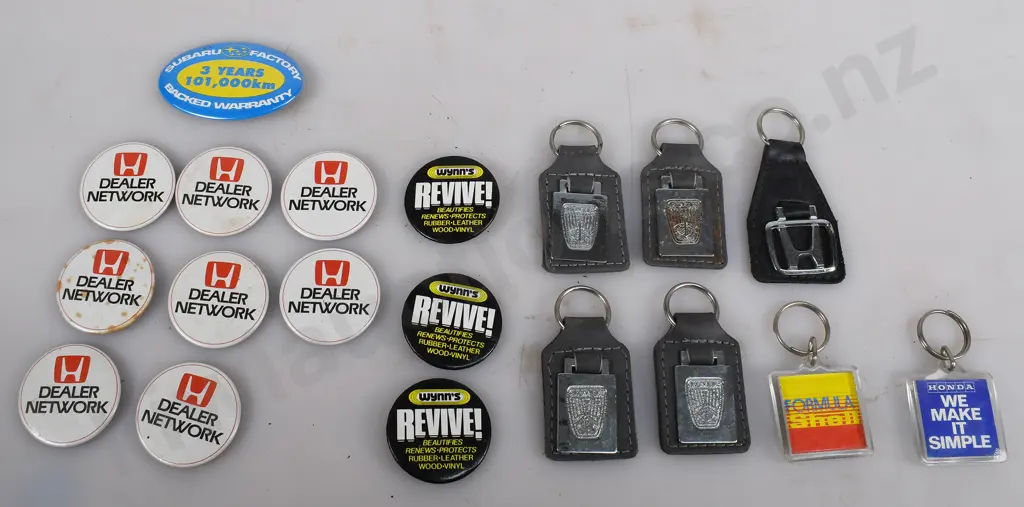 HONDA, ROVER ETC BADGES, KEY RINGS Image 1++