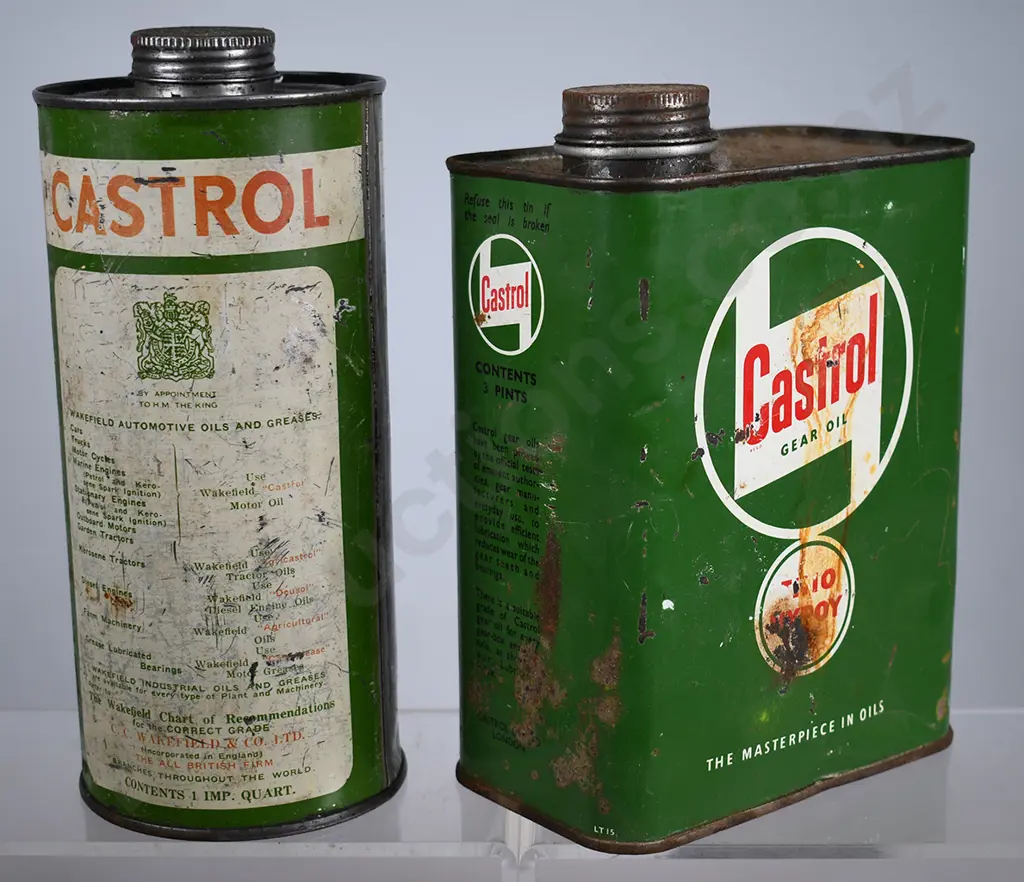 CASTROL OIL/GREASE TINS Image 1++