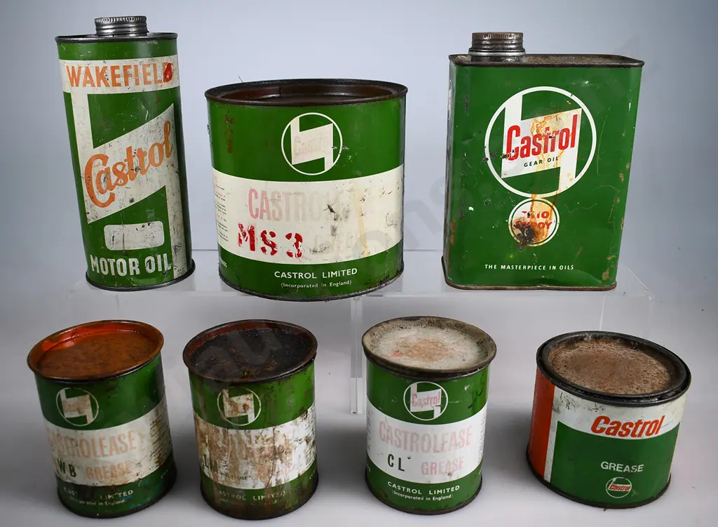 CASTROL OIL/GREASE TINS Image 1++