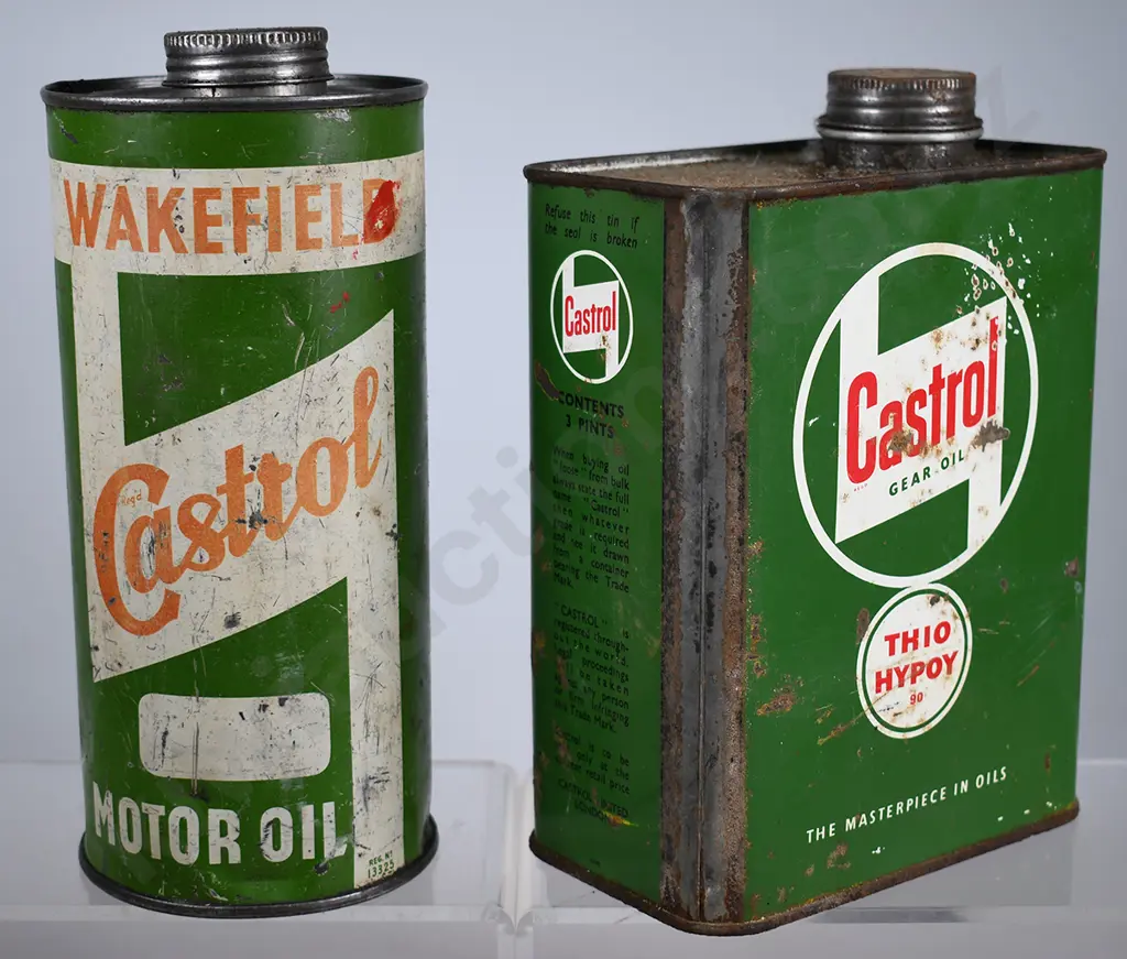CASTROL OIL/GREASE TINS Image 1++